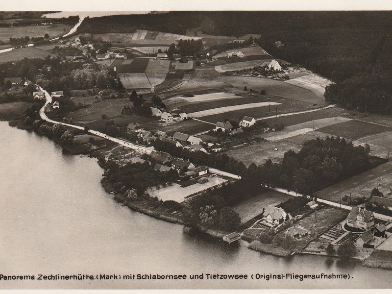 Haus Schubert Rheinsberger 3 in Zechlinerhütte Fliegeraufnahme